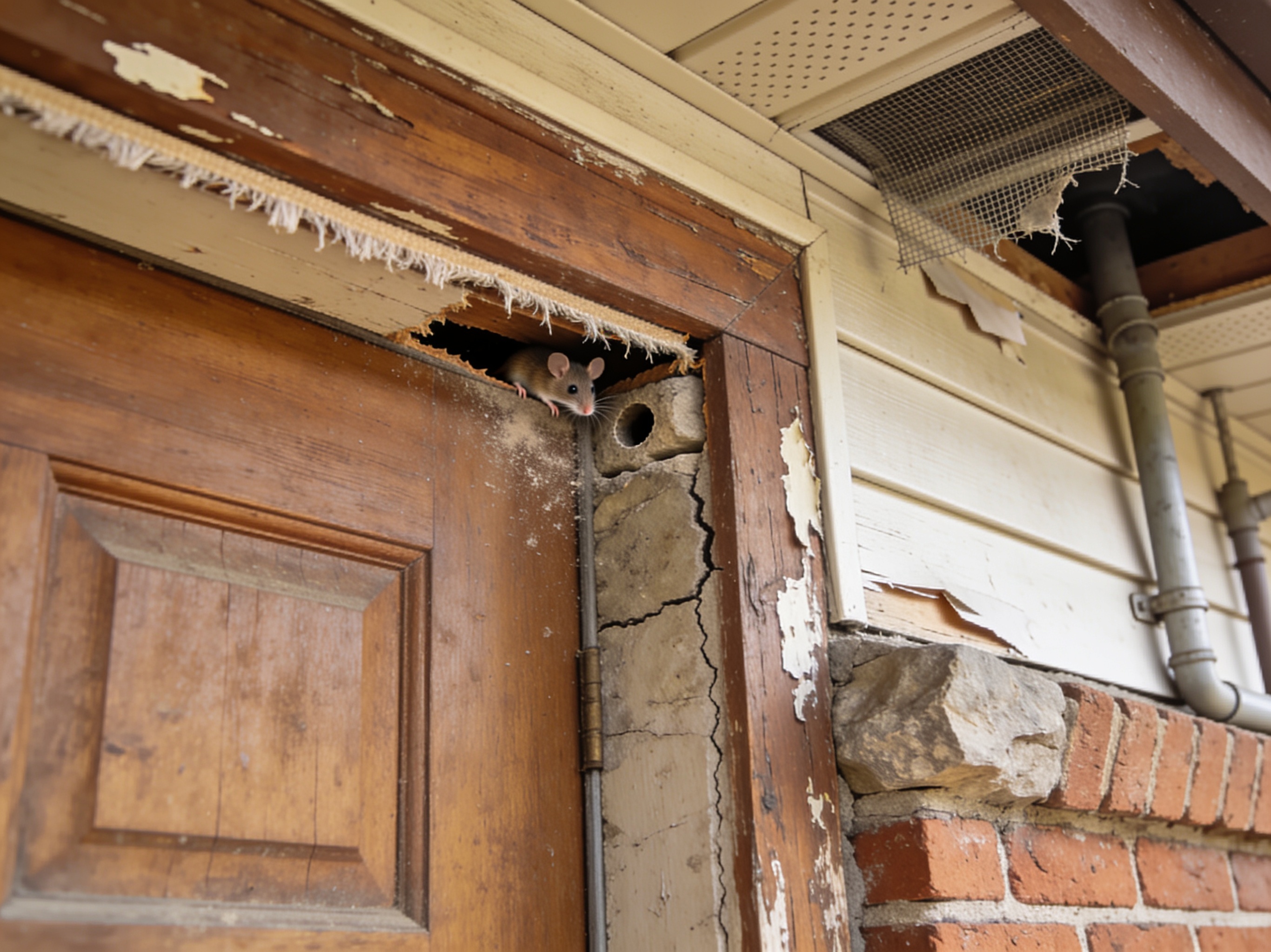 Common Mouse Entry Points in Older Wausau Homes